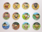 とちまるくん缶バッジ【スポーツシリーズ】